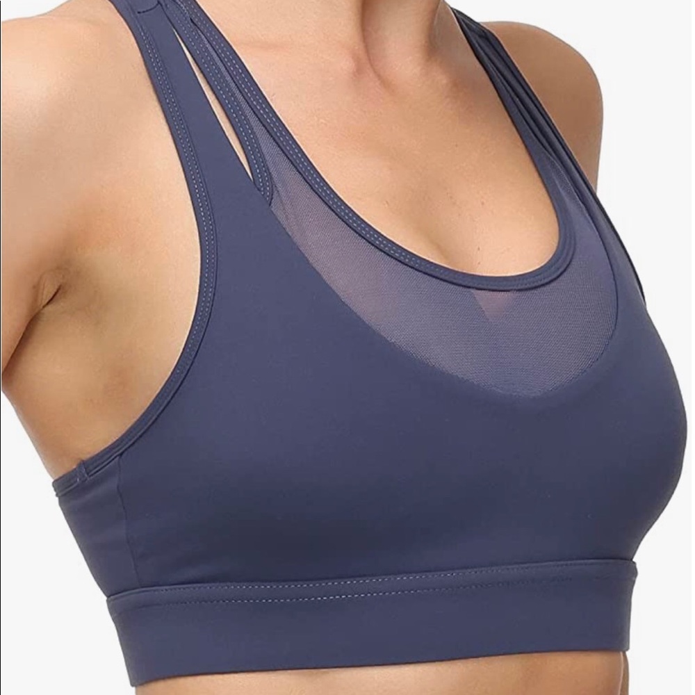 MotoRun Mesh Racerback Sports Bra